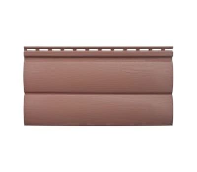 Сайдинг Blockhouse Bh-03 (Блокхаус), Красно-коричневый от производителя  Альта-профиль по цене 380 р