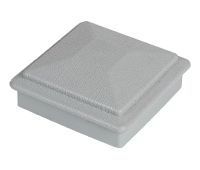 Крышка верхняя ПВХ для столба 100х100 Серый