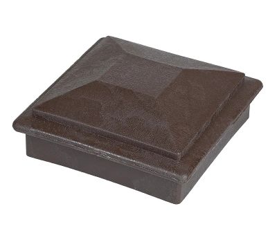 Крышка верхняя ПВХ для столба 125х125 Венге от производителя  Deckart (Россия) по цене 295 р