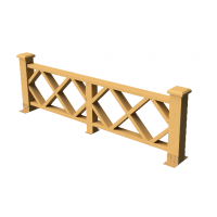 Декоративные ограждения ДПК " Миллениум", Песчаник, шлифованное