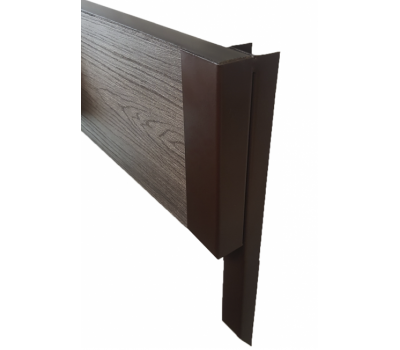 Уголок металлический 90°, для доски 225х30 из ДПК Коричневый от производителя NanoWood по цене 550 р Уголок металлический 90°, для доски 225х30 из ДПК Коричневый от производителя NanoWood по цене 550 р