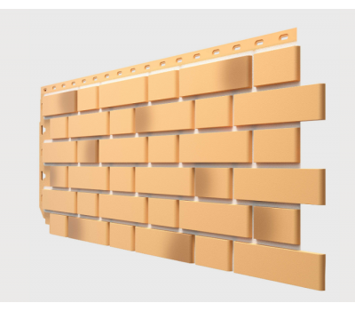 Фасадные панели Flemish (гладкий кирпич) Желтый жженый от производителя  Docke по цене 560 р