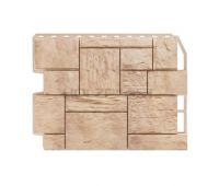 Фасадные панели (цокольный сайдинг) Туф светло-бежевый