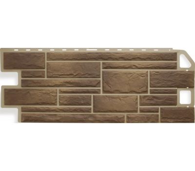 Фасадные панели (цокольный сайдинг) Камень Сланец от производителя  Альта-профиль по цене 632 р