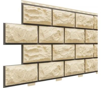 Цокольный сайдинг коллекция Альпийский прокрашенные швы - Шампань от производителя  Доломит по цене 625 р