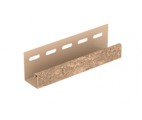 J-планка Стоун-хаус Кирпич Бежевый J-планка Стоун-хаус Кирпич Бежевый