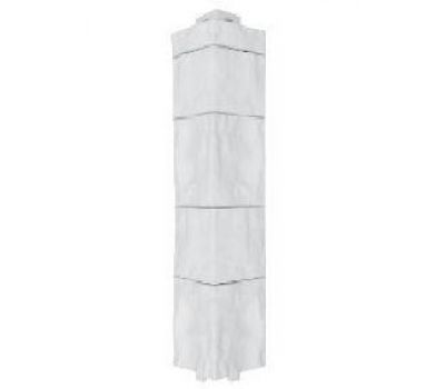 Угол наружный для Цокольного сайдинга Белый от производителя  Canada Ridge по цене 220 р