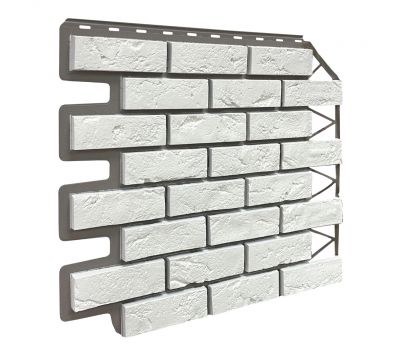 Фасадные панели Кирпич Баварский - Белый от производителя Fineber по цене 590 р Фасадные панели Кирпич Баварский - Белый от производителя Fineber по цене 590 р