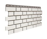 Цокольный сайдинг Кирпич Клинкерный Белый Цокольный сайдинг Кирпич Клинкерный Белый