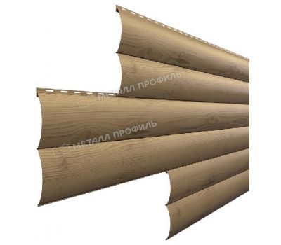 Металлический сайдинг Woodstock-Н-28х330 (ECOSTEEL_MA-01-Сосна-0.5) от производителя  Металл Профиль по цене 1 550 р