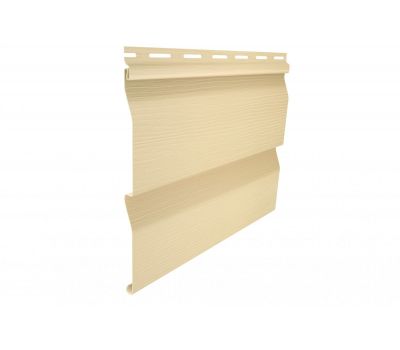 Виниловый сайдинг , Корабельный брус  Ванильный от производителя  Ю-Пласт по цене 297 р