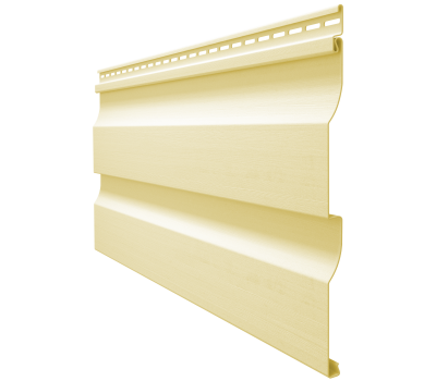 Виниловый сайдинг - серия PREMIUM D4,5D, (Корабельный брус) Банан от производителя  Docke по цене 320 р