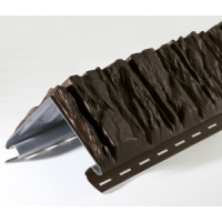 Наружный угол декоративный Коричневый
