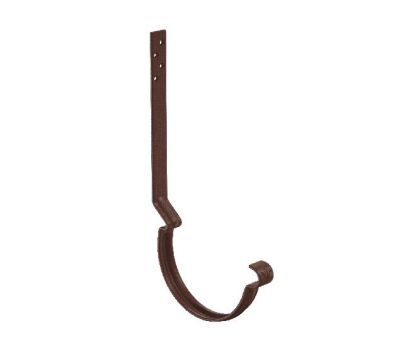 Крюк крепления желоба удлиненный с комплектом крепления RAL 8017 Коричневый matt 125/90 от производителя  Aquasystem по цене 745 р