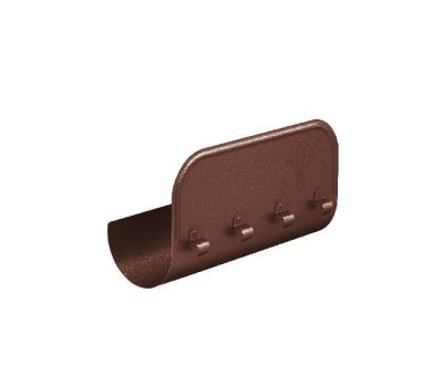 Ограничитель перелива прямой RAL 8017 Коричневый matt 125/90 от производителя  Aquasystem по цене 6 640 р