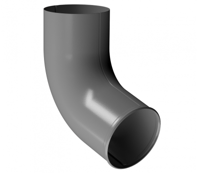 Отвод трубы D90, ГРАФИТ (RAL 7024) от производителя  Docke по цене 915 р