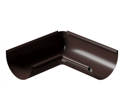 Угол внутренний 90° D125 ШОКОЛАД (RAL 8019) от производителя  Docke по цене 1 815 р