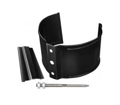 Кронштейн трубы (на кирпич) Чёрный (RAL 9005) от производителя Grand Line по цене 460 р Кронштейн трубы (на кирпич) Чёрный (RAL 9005) от производителя Grand Line по цене 460 р